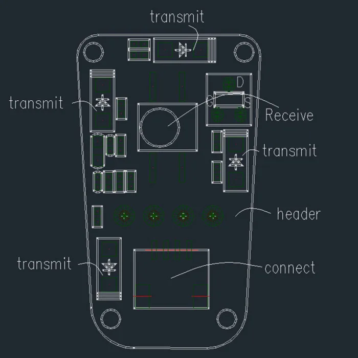 ИК-Контроллер Датчик 4x 940nm передатчик 1x38 kHz приемник для ESP32 ESP8266 ING-SHIPPING