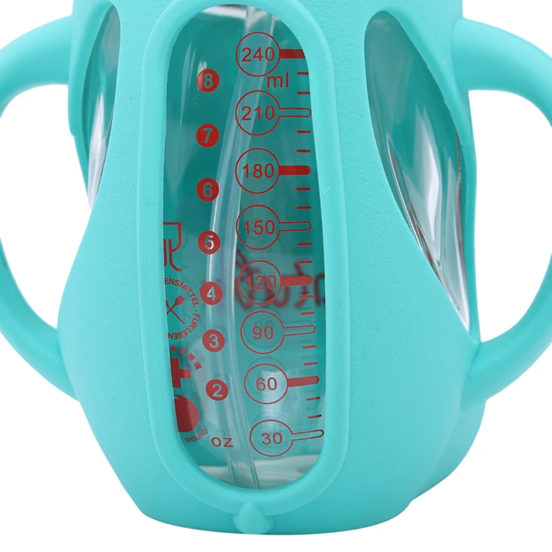 Baby Milk Feeding Bottle Kids Cup Safe Infant Juice Water Feeding Bottle Cup Glass Baby Feeding Cup Mamadeira Vidro