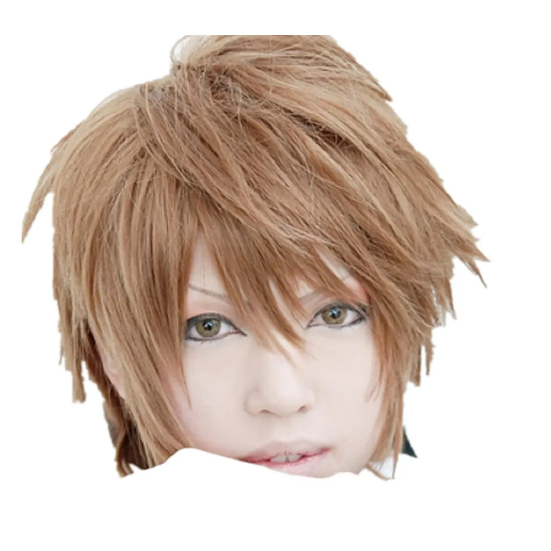 

Danganronpa Dangan-Ronpa 2 naegi makoto cosplay costume wig