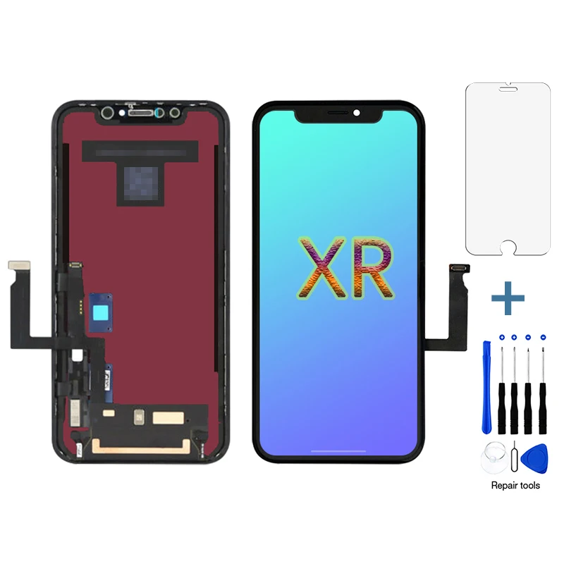 1 шт. ZY OLED качественный ЖК-экран для iPhone X XS XR 10 5," ЖК-дисплей OLED дигитайзер сборка Замена 3D