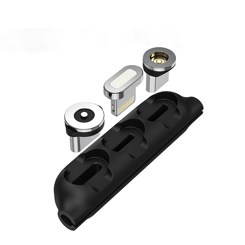 Magnetic head storage device data cable silicone Portable universal compact not fall off | Электроника