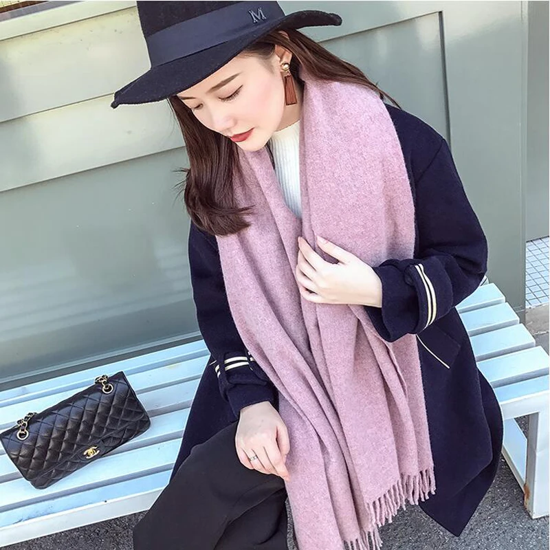 

Winter Women Scarf for Ladies Wool Shawl Scarves Autumn and Winter Scarf Thickened Fashion Scarfs for Ladies 2019