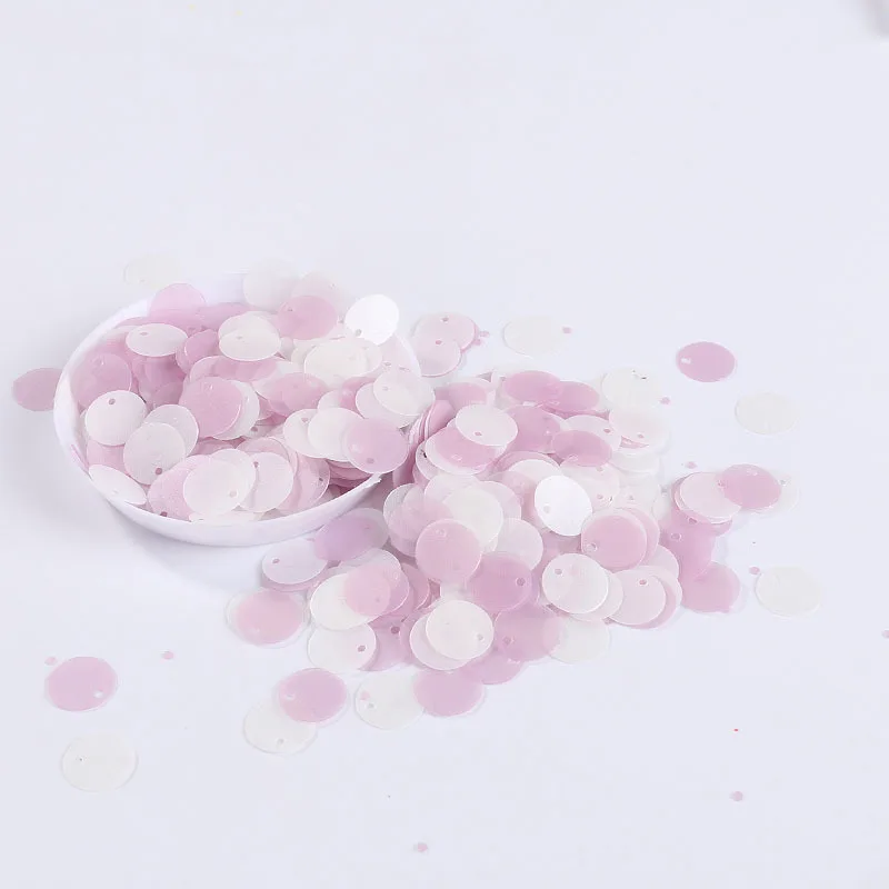 LC/10 mm side hole/circular/10grams Sequins PVC Flat for DIY Card Making Craft Color Collection