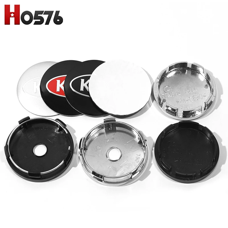 4pcs 56mm 60mm Car Logo Wheel Center Cap Auto Rim Badge Covers Decal Refit Creative Decoration Emblem Sticker Styling qy | Автомобили и