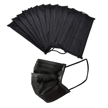 

10Pcs 3Layers Face Masks Earloop Disposable Face Masks Thickened Nonwoven Anti-Dust Anti Fog And Haze Dustproof Health Care Mask
