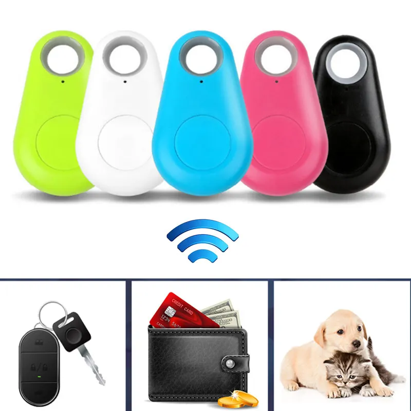 

Smart Wireless Bluetooth Tracer 4.0 GPS Locator Alarm Mini Tag Anti Lost Itag Alarm for Wallet Key Pet Dog iPhone 7 Smart Finder