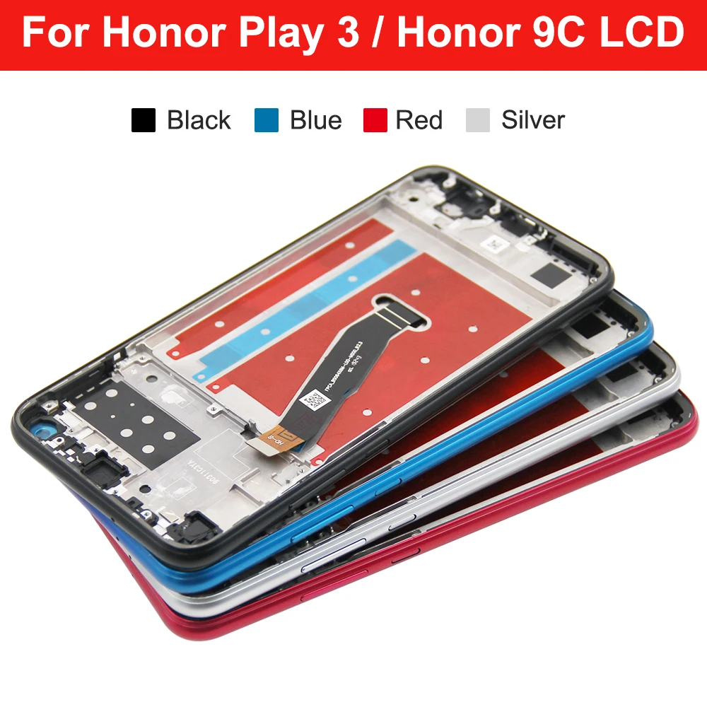 Honor 9C 터치 스크린 디지타이저 교체용 LCD 디스플레이, Honor 9C 9 C AKA-L29 Play 3 LCD, 6.39 인치