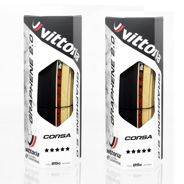 Vittoria Corsa G+ competant Grafeno 2,0 700x25 Preto Tan 320 TPI Pneu de Bicicleta de Estrada Argumento Decisivo