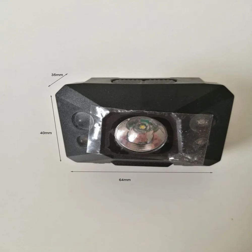 ICOCO Outdoor Portable USB Charging Waterproof Induction Head Lamp 3 Lighting Modes LED Headlight for Night Riding Fishing