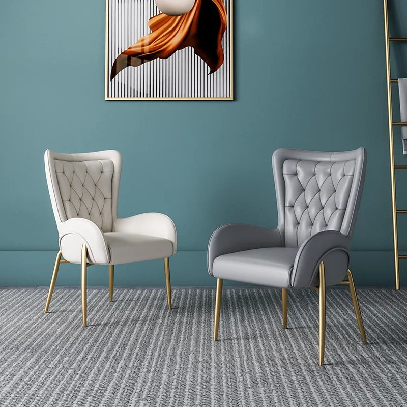 Dining chair modern simple desk chair leisure home Restaurant Hotel armchair makeup