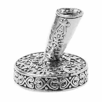 

Vintage Metal Round Insertion Feather Quill Dip Pens Holder Student Gift Table Display Decoration Handcraft