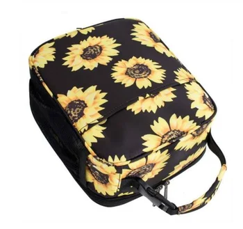 

Sunflower Waterproof Oxford Thickened Travel Portable Large Capacity Thermal Lunch Bag Handbag Tote Food Bags