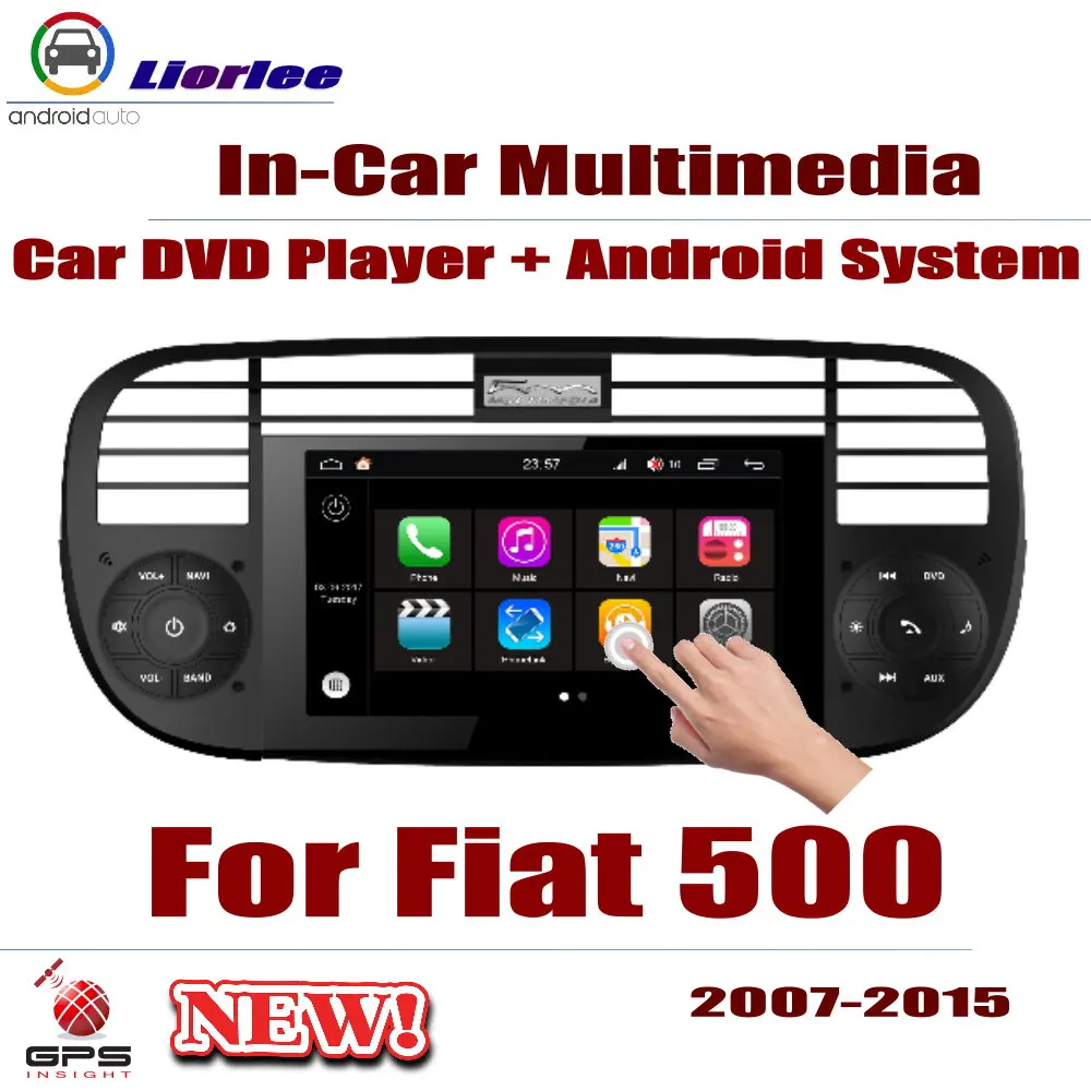 Автомобильная система Android RockChip PX5 1080P IPS LCD экран для Fiat 500/Abarth 500 2007 ~ 2015 dvd-плеер GPS Навигация BT WIFI SD
