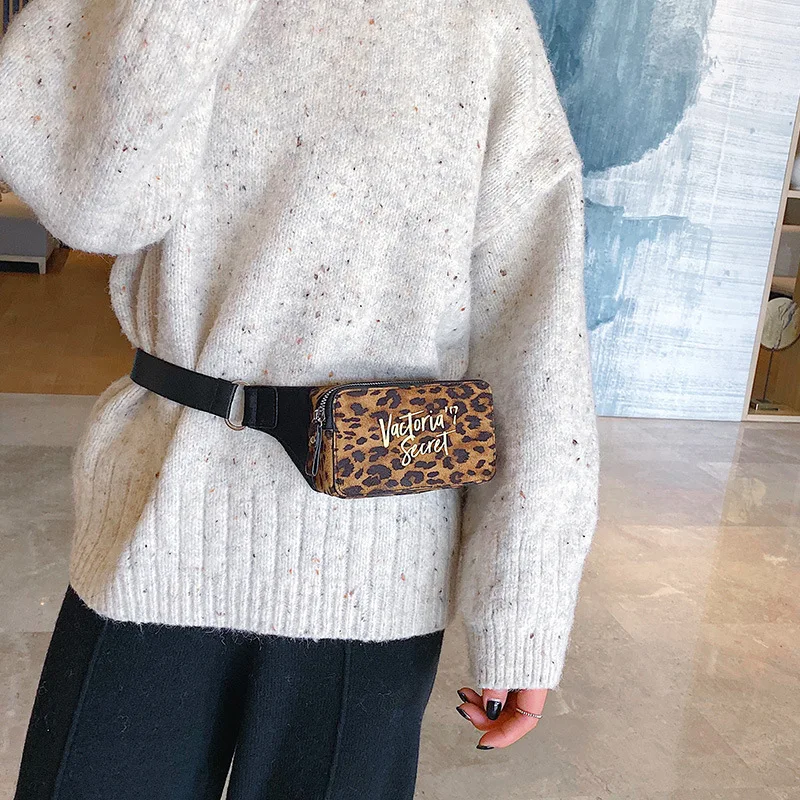

Western Style Fashion Autumn & Winter New Style Leopord Pattern Children Parent And Child-Chest Bag Wallet Oblique Small Shoulde