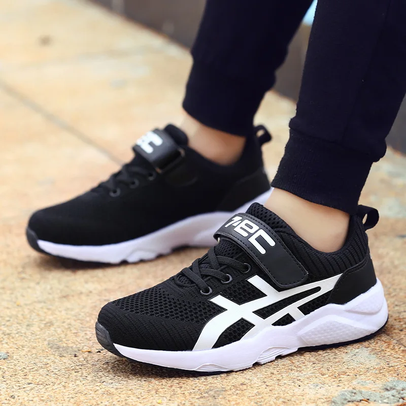 

BOY'S Children Sports Shoes Spring And Autumn New Style Breathable Dual-Network Surface Young STUDENT'S Anti-slip Casual Shoes B