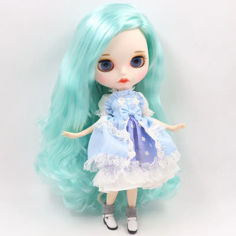 ICY Nude Factory Blyth кукла серии No. BL136/4268 голубые волосы белая кожа 1/6 суставное тело Neo 1/6 BJD, licca, jerryberry - Цвет: B doll clothes shoes