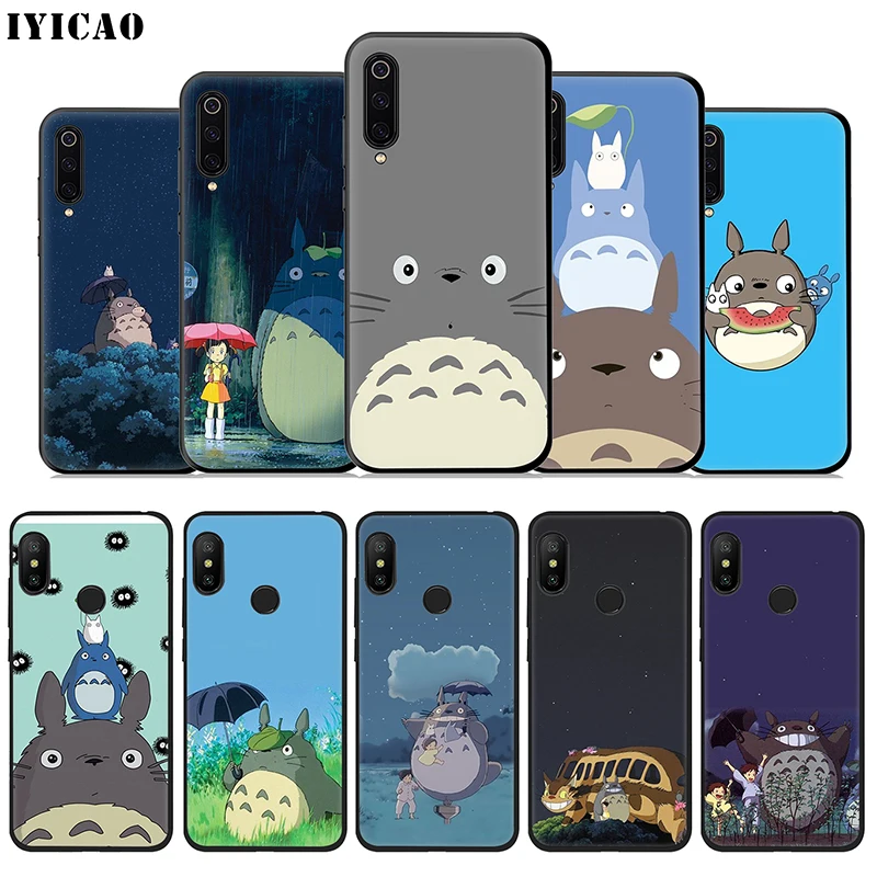 IYICAO Мой сосед Тоторо мягкий чехол для Xiaomi Mi A3 A2 A1 10 9T CC9E CC9 9 8 6 Se Lite F1 5X 6X MiA1 MiA2 MiA3 |