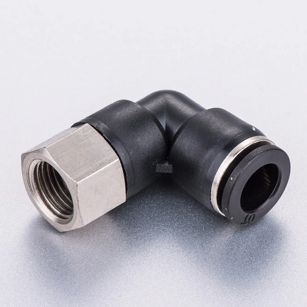 Pl 12-n04 размер трубки 12mm-1/2 npt-резьба Пневматический разъем локоть трубы