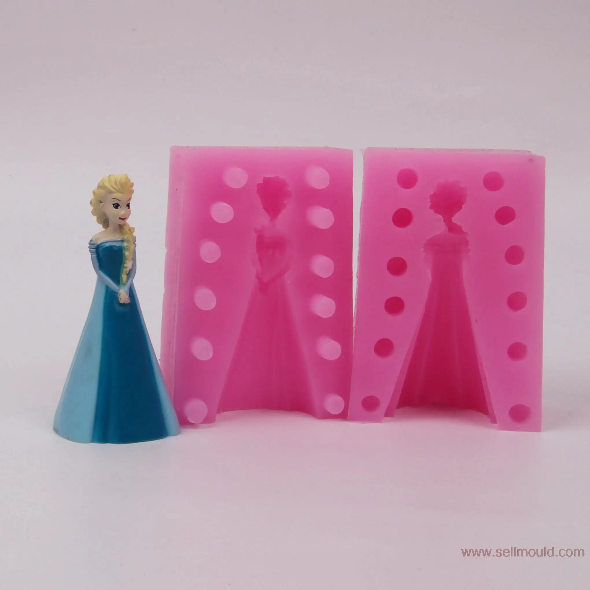 Feihuan Замороженные 3D девушка весы силиконовые формы для украшения торта инструменты помадки формы для торта Формы для шоколада Инструменты для выпечки FM1175
