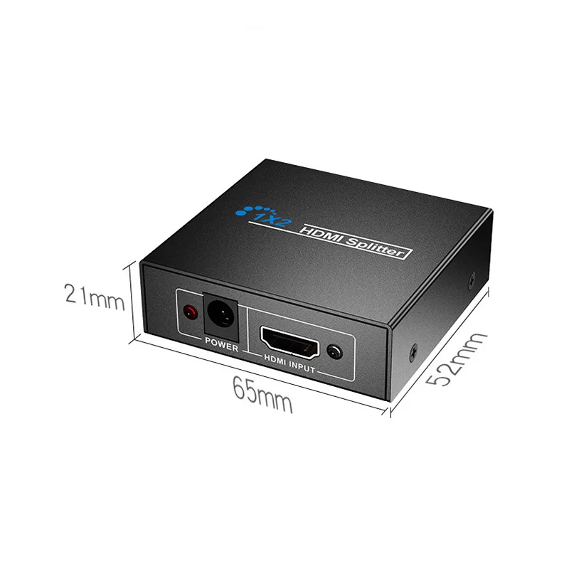 Портативный 1 в 2 из HDMI разделитель HDCP 1080P 3D двойной дисплей Сплит адаптер усилителя концентратор коробка для PS3 HDTV DVD Xbox ноутбук