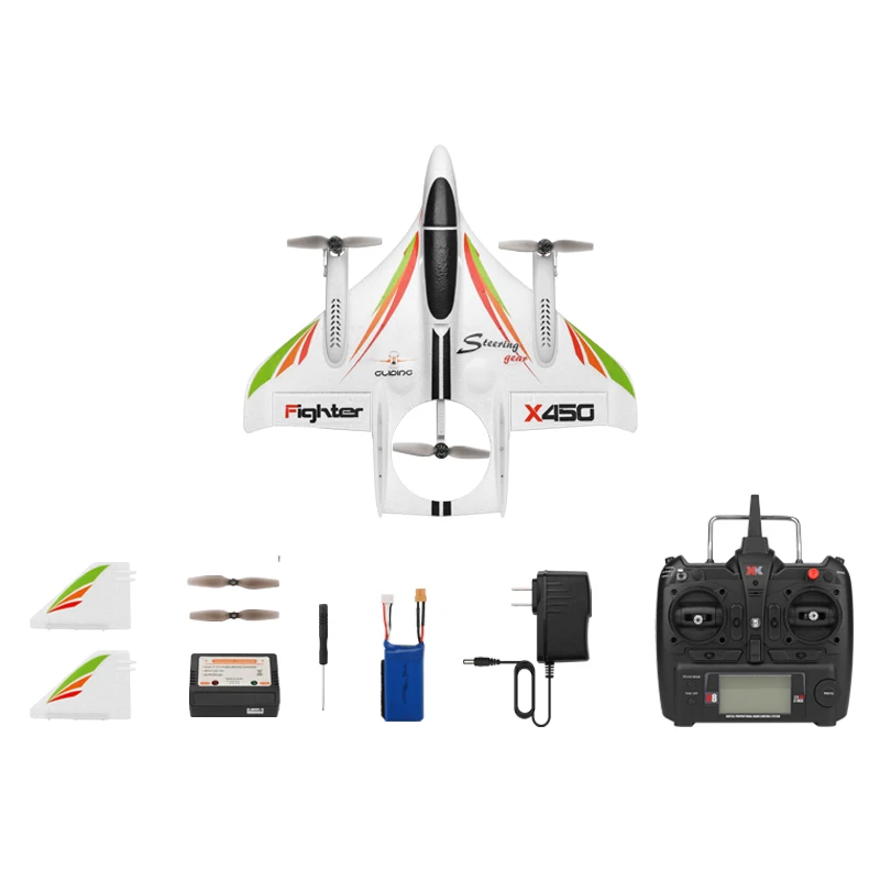 2019 оригинальный радиоуправляемый самолет WLtoys XK X450 6 канальный бесщеточный