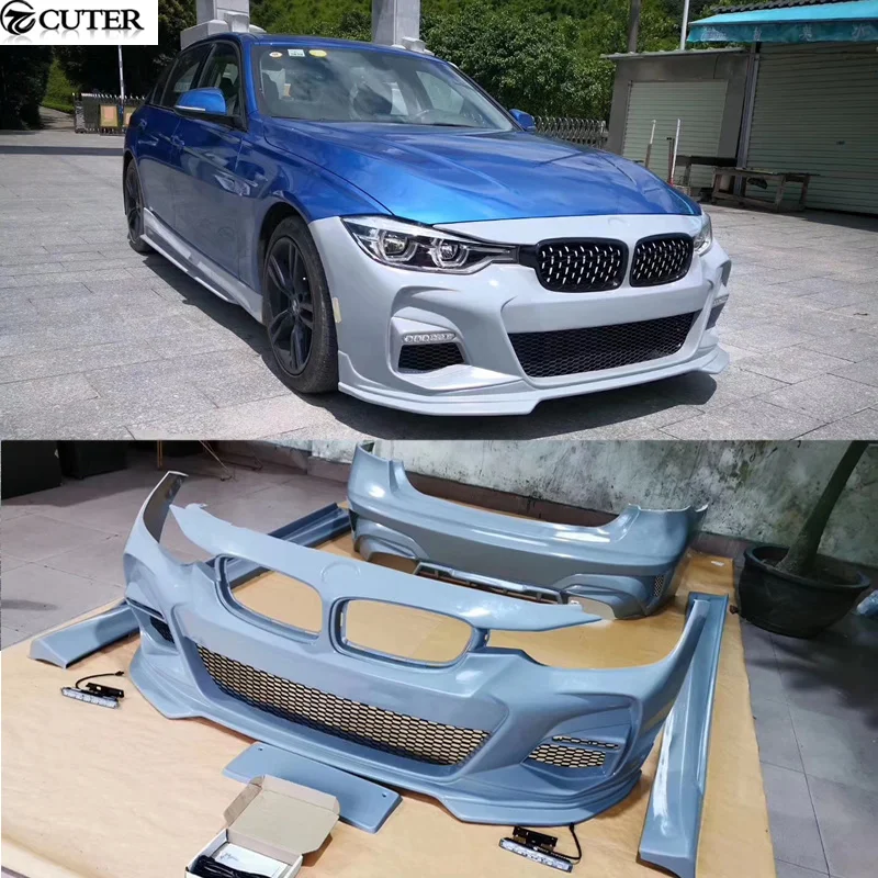 F30 F35 to G20 Style Car Body Kit Pp Unpainted Front Bumper Rear Bumper