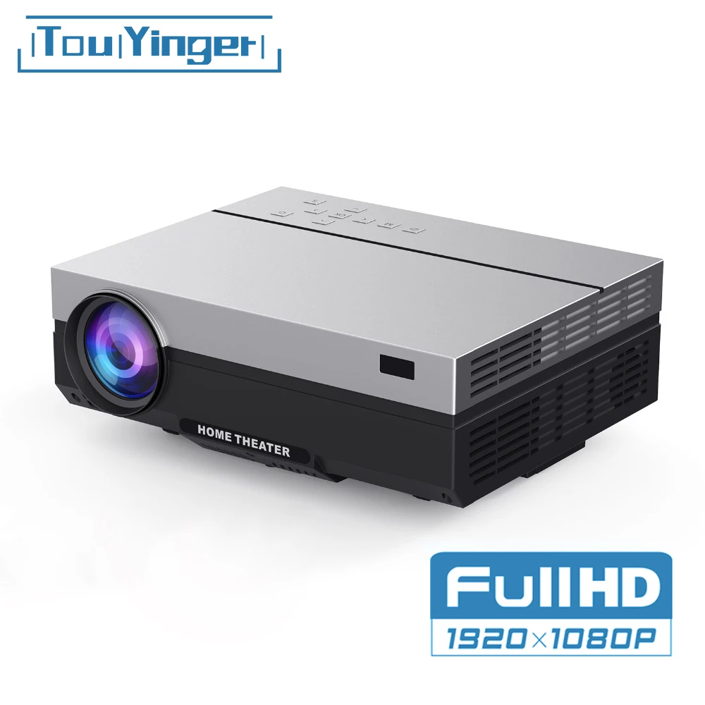 Touyinger T26L нативный 1080p светодиодный full HD проектор видео проектор 5500 люмен FHD Домашний кинотеатр HDMI(Android 9,0 wifi AC3 опционально