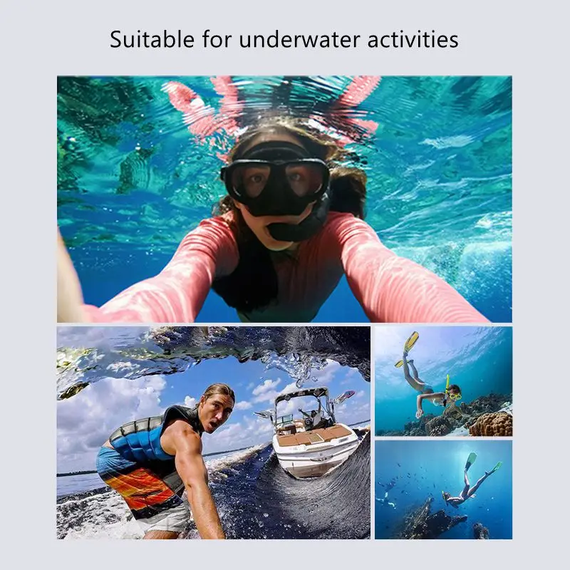 Для Gopro Hero 8 черный водонепроницаемый чехол для дайвинга 45 м подводный защитный чехол крепление для спортивной экшн-камеры аксессуары