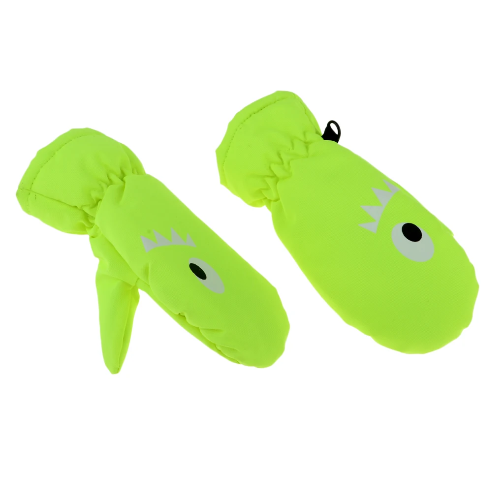 Kids Mittens Gloves Waterproof Anti-Slip Winter Snow Ski Sport Fingers Mitts Child Ski Gloves