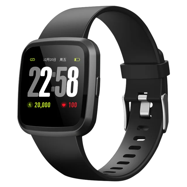 luxury led smart watch Waterproof Smartwatch Women Heart Rate Monitor