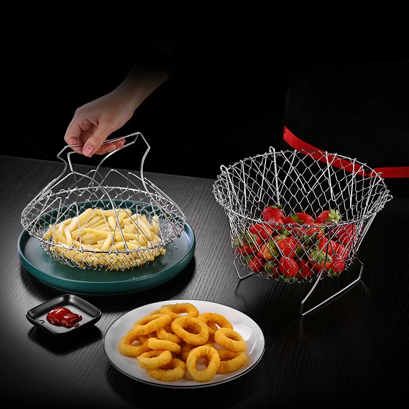 Foldable Steam Rinse Strainer