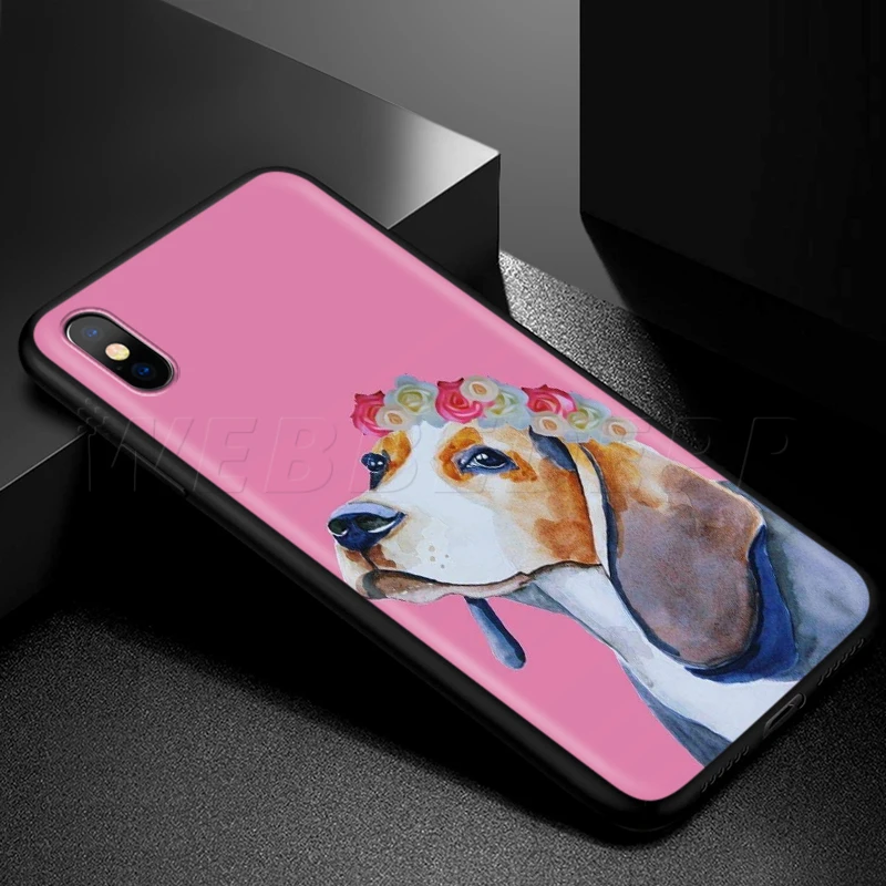 Webbedepp собака породы Бигль чехол для Apple iPhone 11 Pro XS Max XR X 8 7 6 6S Plus 5 5S SE