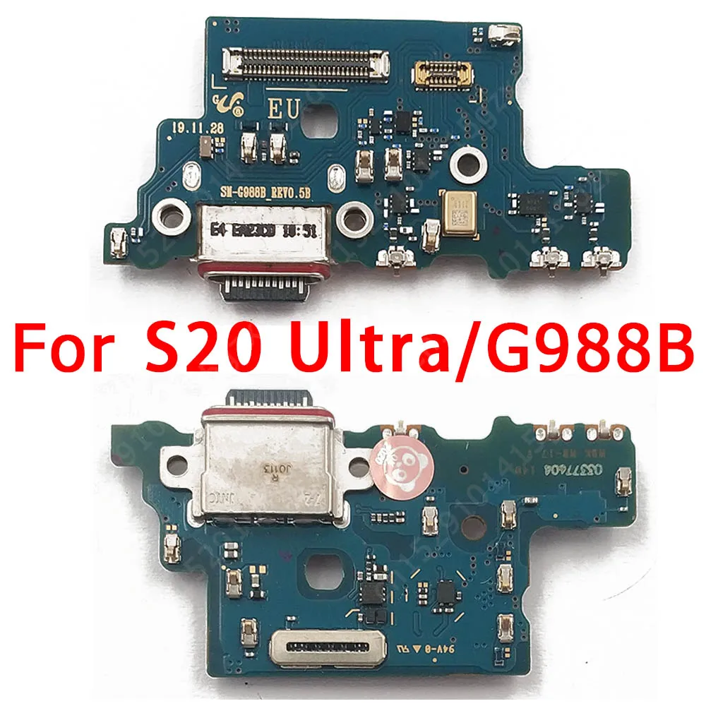 Оригинальная плата для зарядки USB Samsung Galaxy S20 ультра зарядный порт G988 PCB разъем