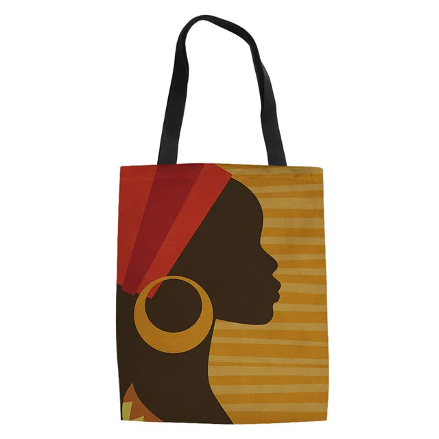 FORUDESIGNS/племенной этнический Женский Ретро сумка на плечо большая льняная художественная женская сумка для девочек в африканском стиле с традиционным принтом сумка из перерабатываемого материала - Цвет: Светло-серый