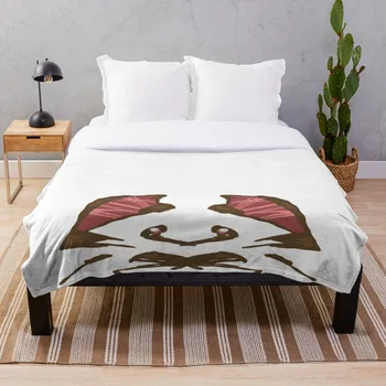 

Large Stylised Crab Throw Blanket Soft Sherpa Blanket Bed Sheet Single Knee Blanket Office Nap Blanket