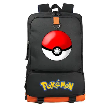 

New Anime Pokemon Backpacks For Boy Girl School Bags Rucksack Teenagers Children Daily Travel Backpack Mochila Gifts