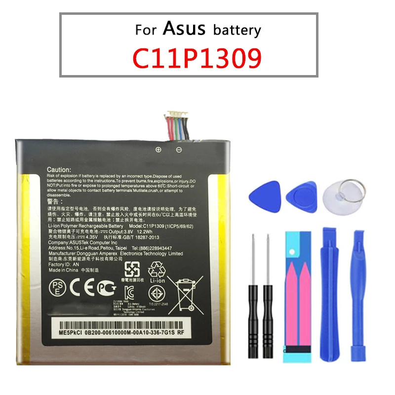 NEW High Quality Tab Battery C11P1309 Laptop For Asus Fonepad Note 6 (ME560CG) FHD6 Batteries Bateria | Компьютеры и офис