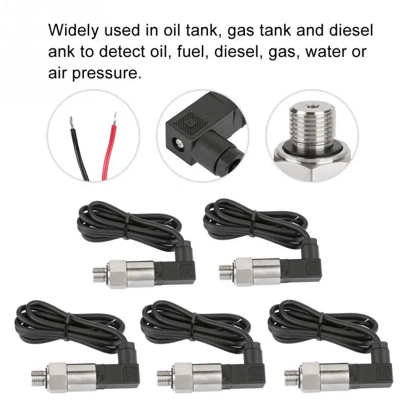 4-20mA Output G1/4" Silicon Pressure Transmitter Transducer pressure sensor for Water Gas Oil Pressure Sensor Gauge Transducer