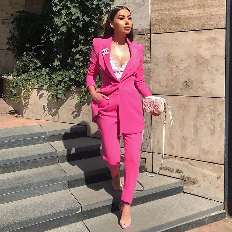 Jacket Blazer Pants - Pant Suits 