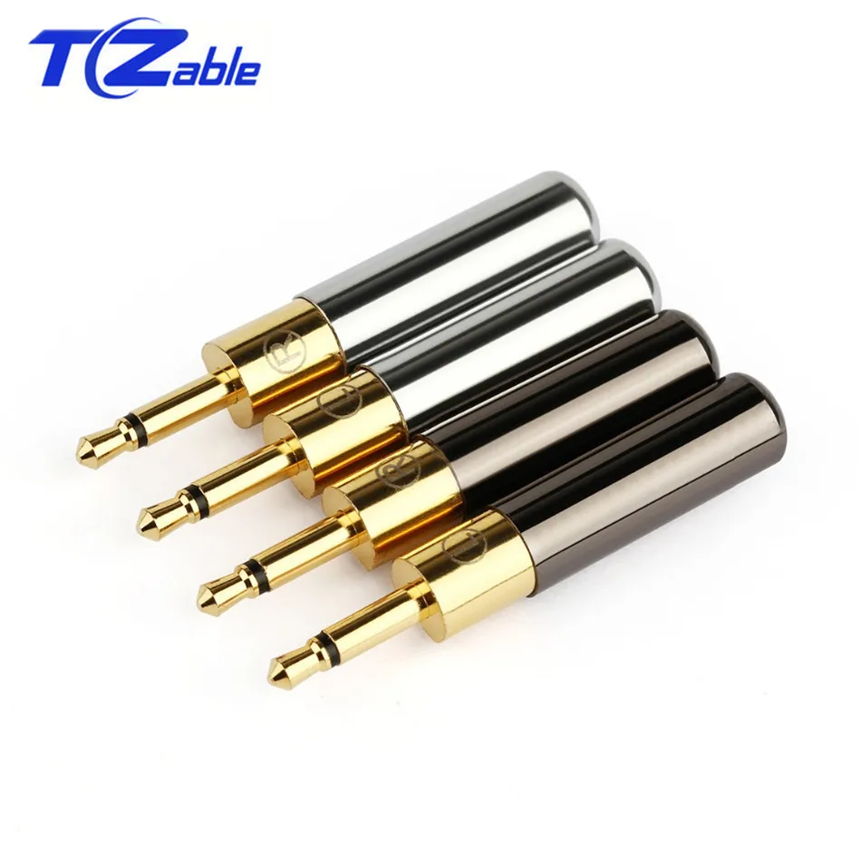 5pairs HiFi Headphone HD700 Audio Jack 2 5mm Plug 2 Pole Mini Jack Adapter For HD700 HE400i Repair Solder Wire Connector