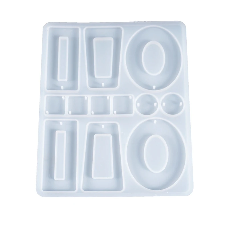 

Crystal Epoxy Resin Mold Earrings Pendant Casting Silicone Mould DIY Crafts Tool B95F