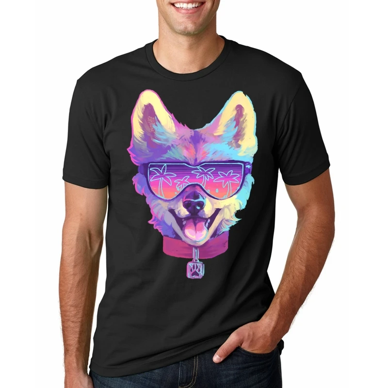 T-Shirt Men Funy tshirt Furry Short Sleeve O-Neck Tops Tee men t shirt
