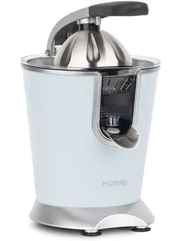 

H.Koenig AGR86 electric juicer for citrus and orange juice, with professional articulated arm, 160 W, BPA free,