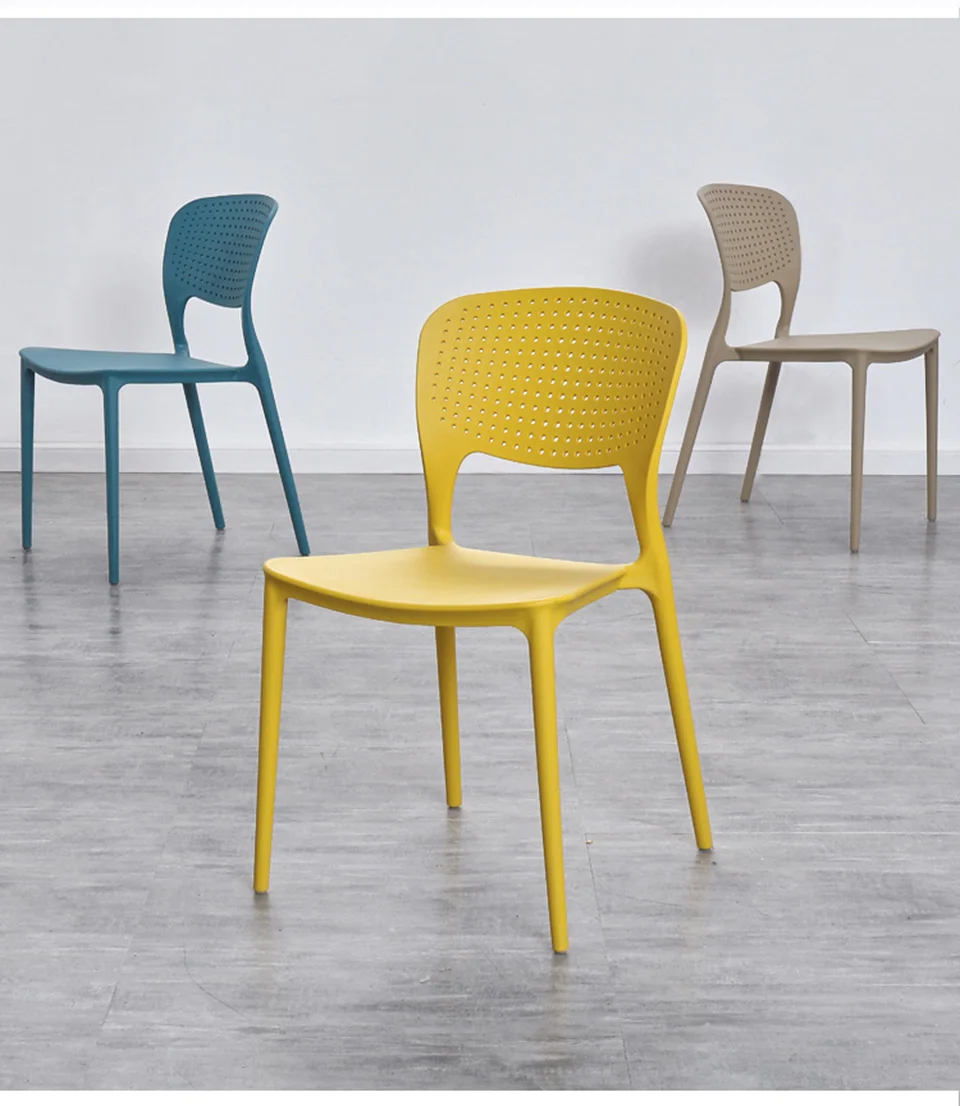 Современный модный дизайн пластиковая спинка пластиковый стул столовая стулья для столовой ресторанная мебель стул для конференций