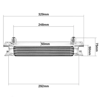 

Car Oil Cooler AN-10 Connectors Kit Replacement Transmission 90 Degree Durable