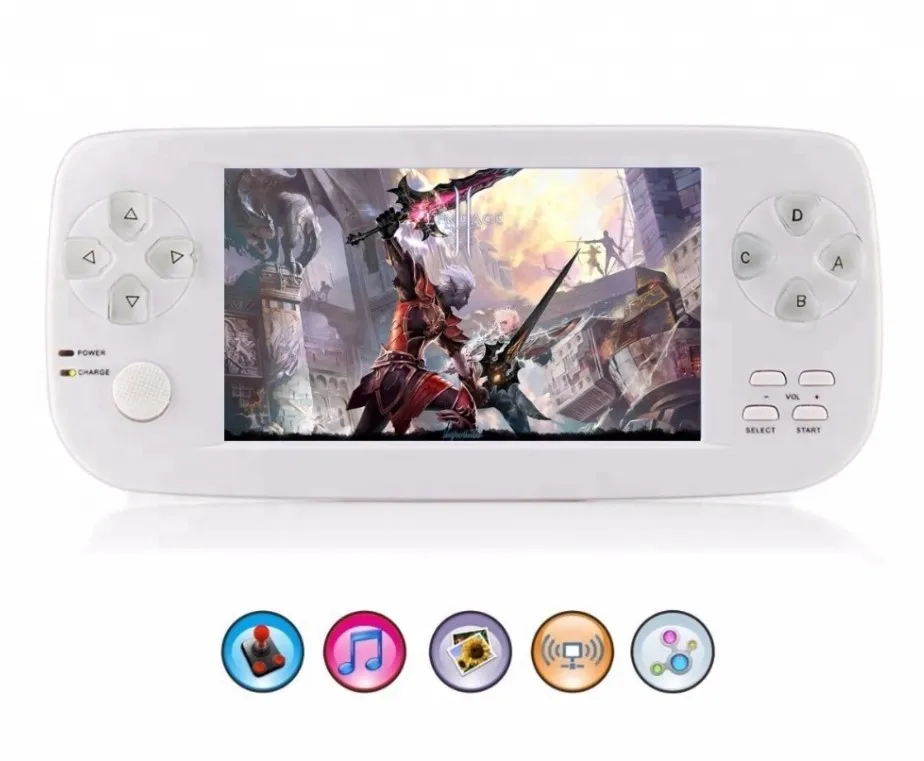 4,3 дюймов PAP K3 плюс игровая консоль для CP1/GBA/FC/NEO/GEO Портативный 64 бит портативная приставка для видеоигр/консолей встроенный 3000 игры - Цвет: white