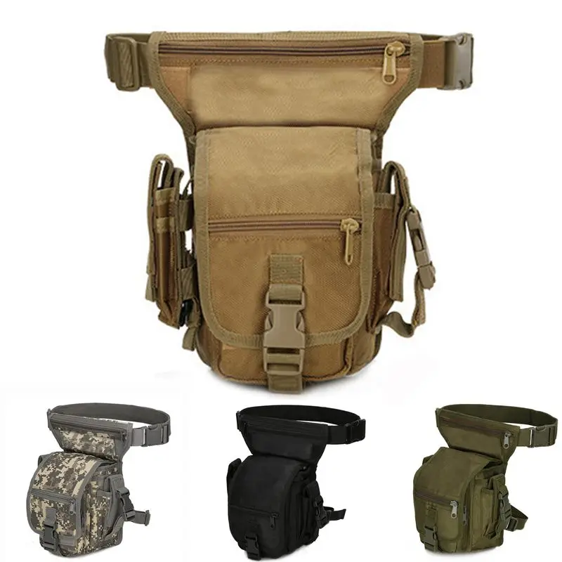 

Molle 800D Tactical Military Army Drop Leg Bag Tool Fanny Thigh Pack Hunting Bag Waist Pack Motorcycle Riding Men 's Waist Packs
