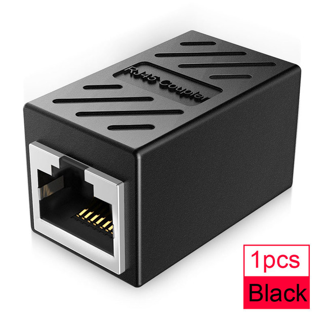 Cable RJ45 Coupler Cat7/Cat6/5e Female To Female Two Interfaces Expander Cable Network Adapter LAN Connector Internet