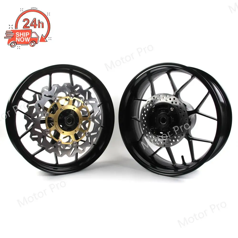 For Honda CBR600RR 2007 2017 Front Rear Wheel Rim Set Brake Disc Rotor