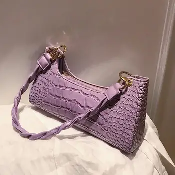 

Crocodile pattern Tote bag 2020 Fashion New High-quality PU Leather Women's Designer Handbag Travel Shoulder Messenger Bag